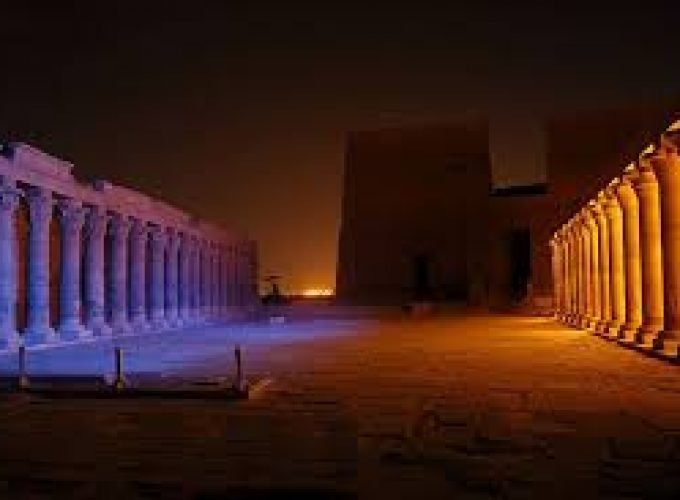 Sound and light show at Philae temple