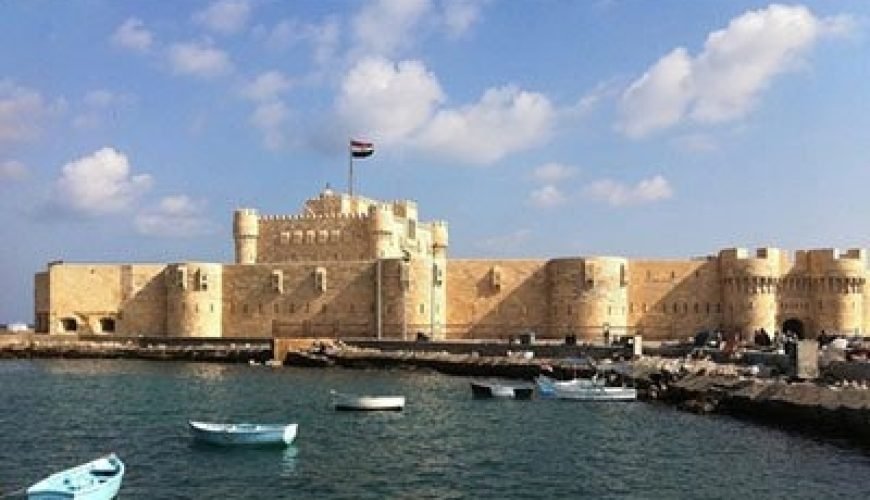 A stunning view of Qaitbay Citadel, the oldest fortress in Alexandria