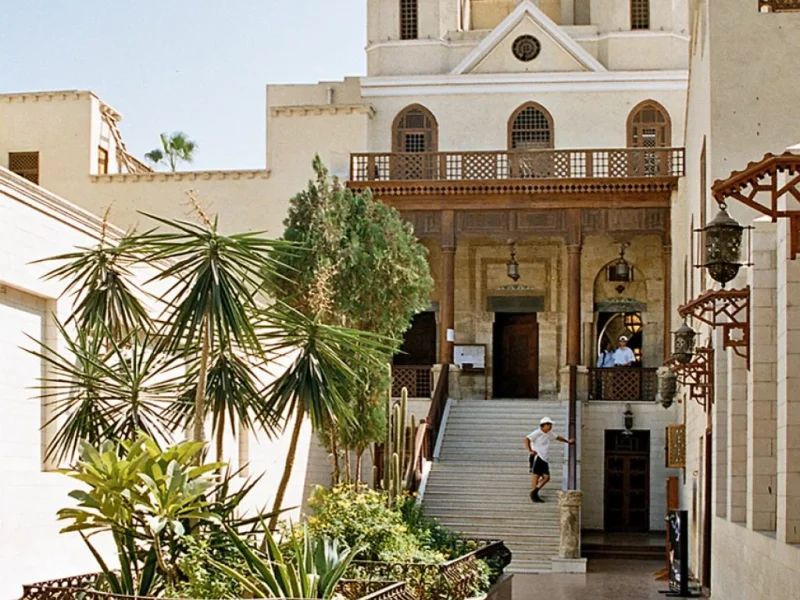 The Hanging Church (Saint Virgin Mary's Coptic Orthodox Church) in Cairo.
