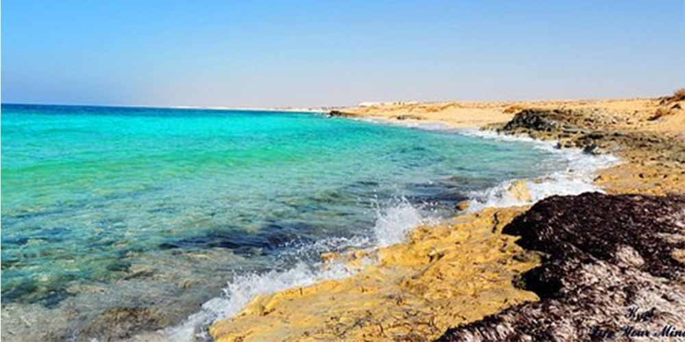 Beautiful & wonderful Alamein beach with clear blue waters under a bright sky