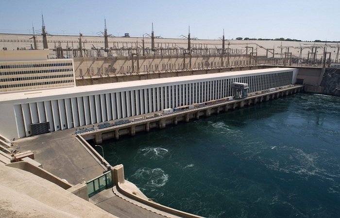 The impressive Aswan High Dam showcasing modern Egyptian engineering.