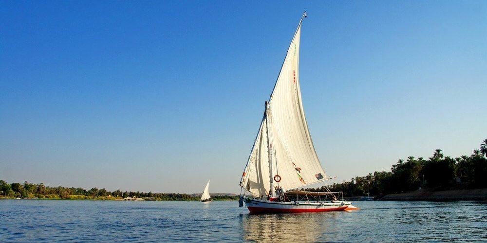 Passeio de Felucca pelo Nilo no Cairo