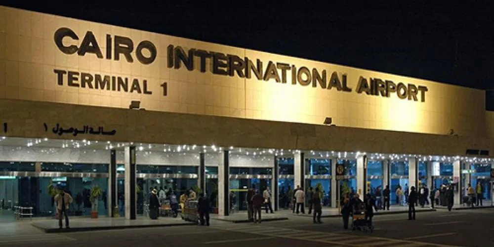 Cairo International Airport, the main gateway to Egypt.