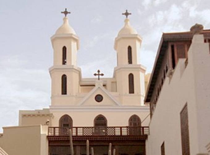 The Hanging Church resides in the heart of Old Cairo